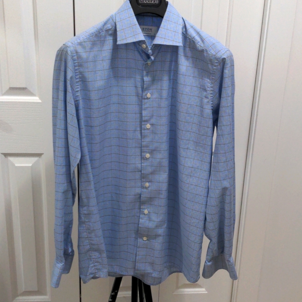 ETON checkered signature shirt